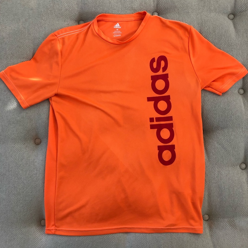 Orange Adidas Men’s Large Tee Shirt